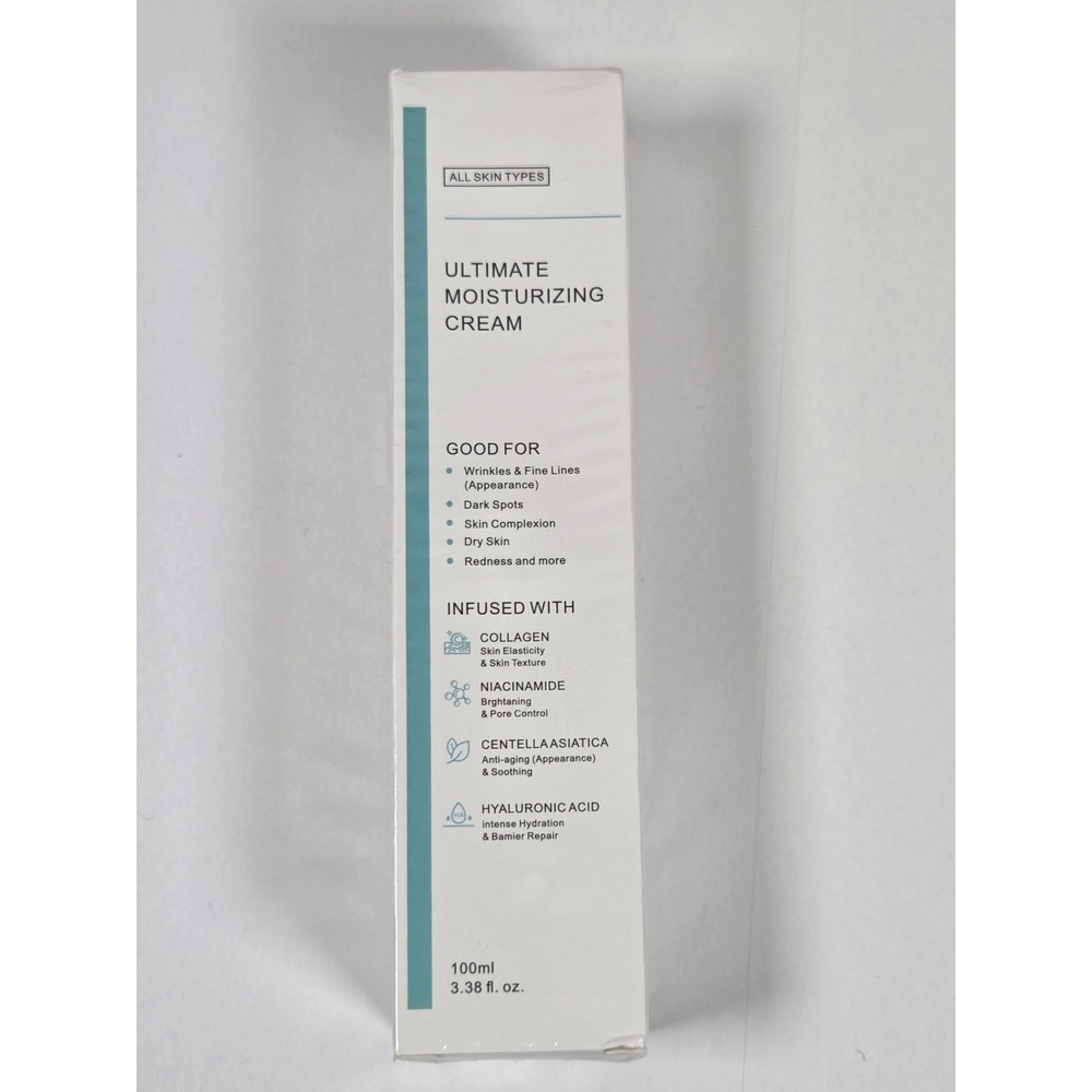 Ultimate Moisturizing Cream Women 100ml White Collagen Niacinamide NEW